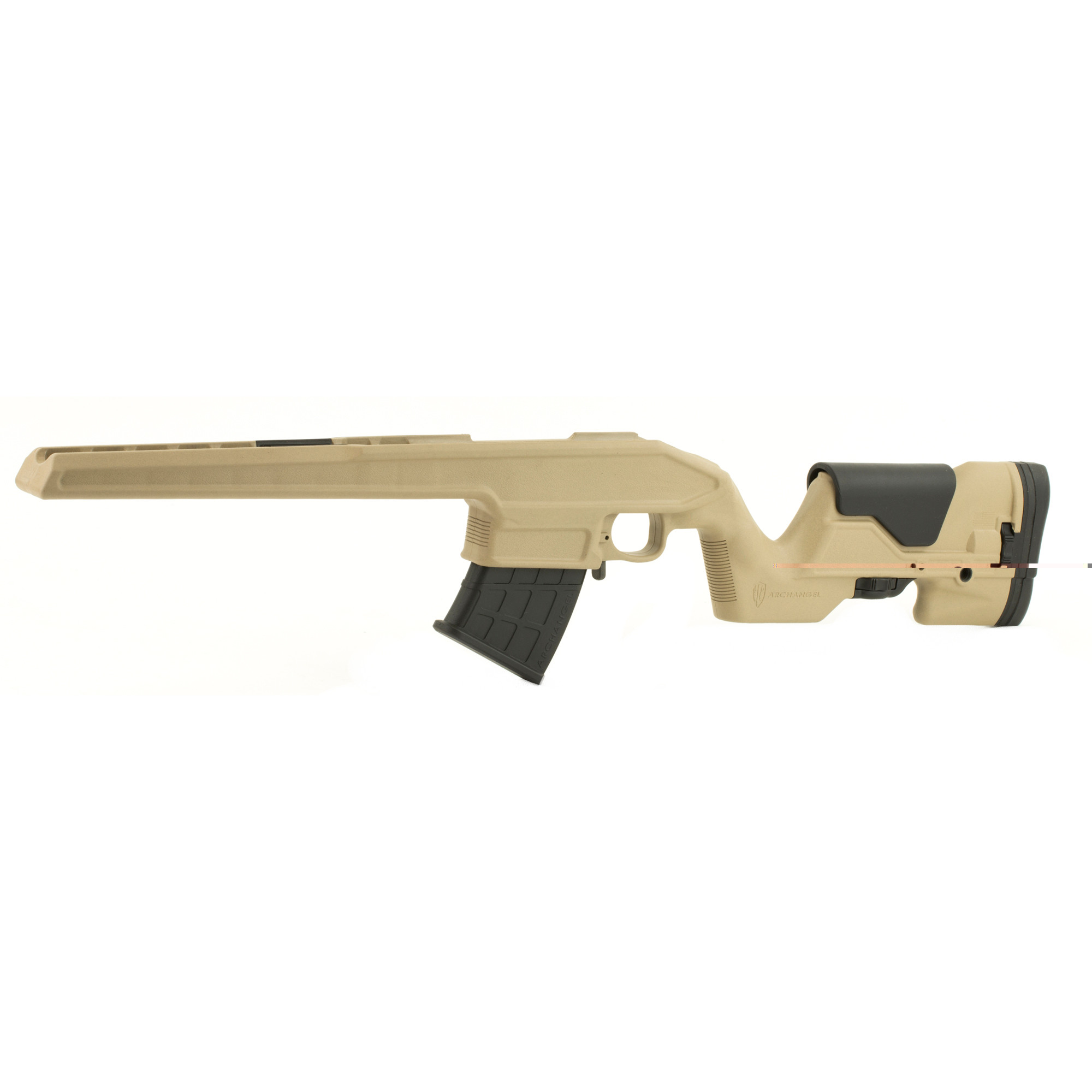 Archangel AA9130DT OPFOR Precision Stock Desert Tan Synthetic Fixed with Adjustable Cheek Riser for Mosin Nagant M1891