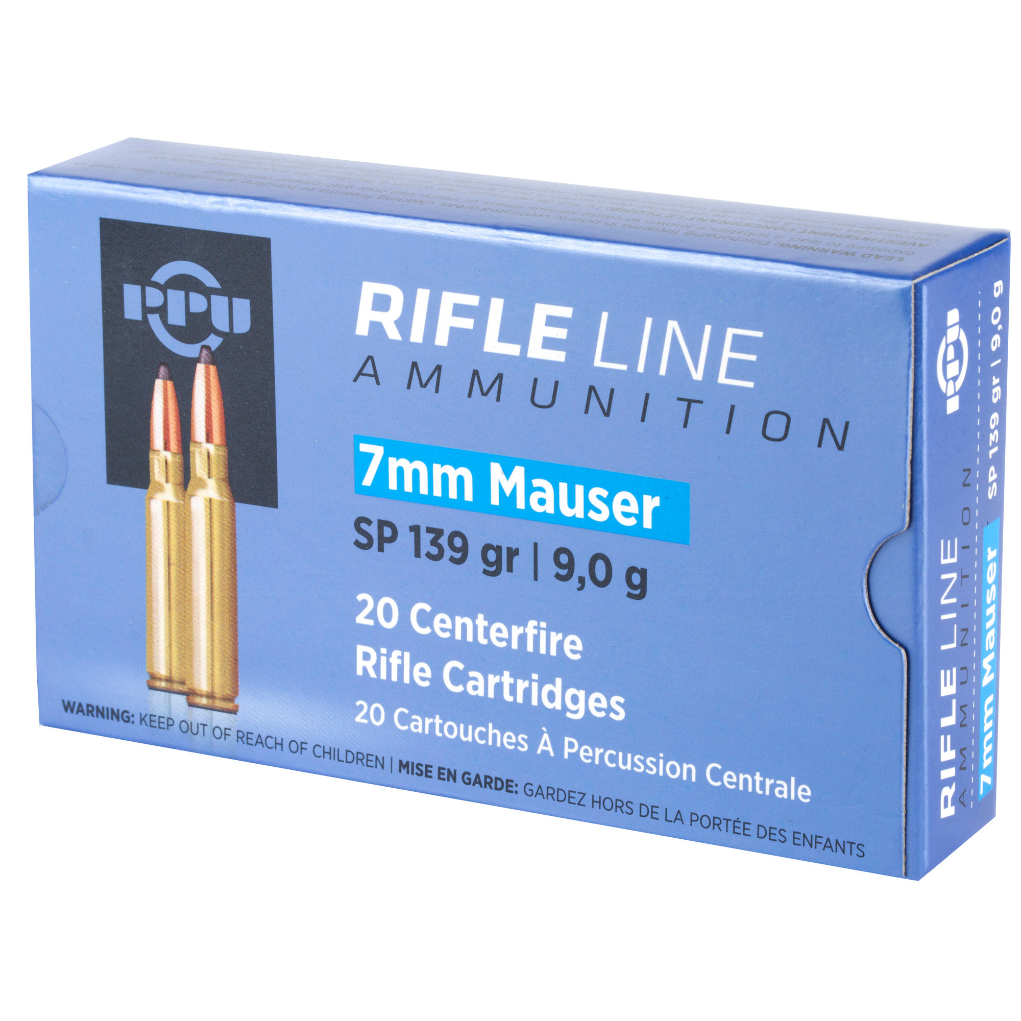 Prvi Partizan Ammunition 7x57mm Mauser (7mm Mauser) 139 Grain Soft Point 20RD