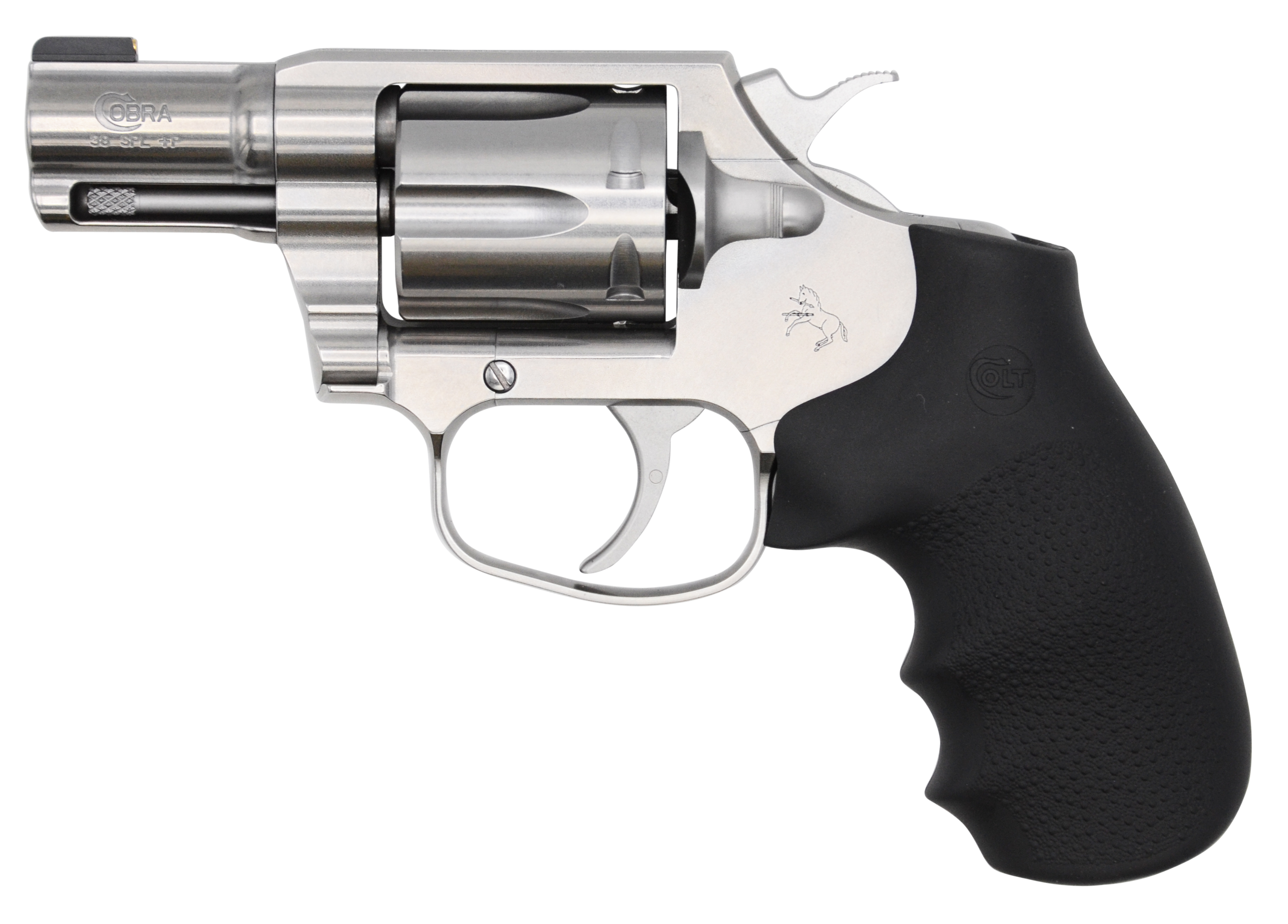 Colt Cobra Small .38 Spl Revolver Brushed Stainless Steel - COBRASB2BB