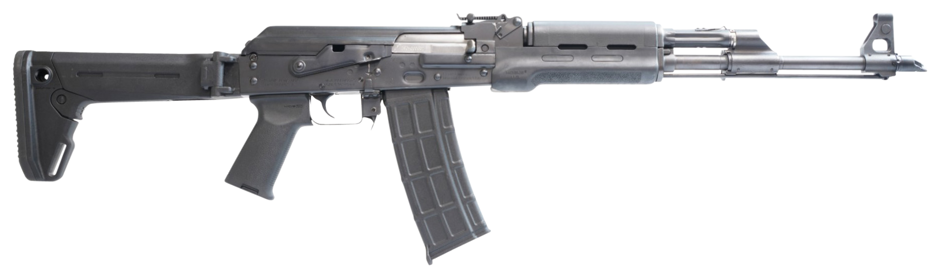Zastava 5.56x45mm AK Rifle w/ 18.25" Barrel Magpul Zhukov Stock Black