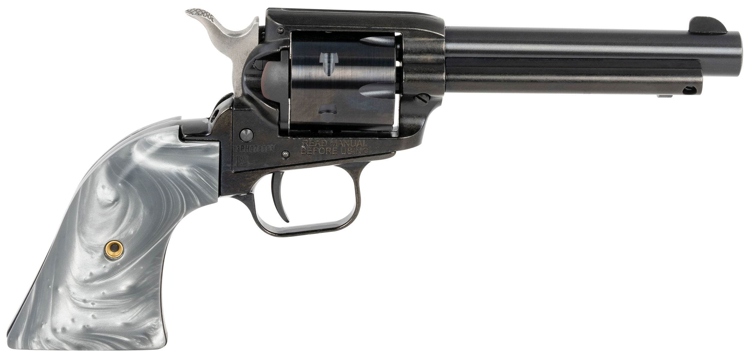 Heritage Rough Rider .22 Revolver 4.75" 6rd Gray Pearl - RR22B4GPRL