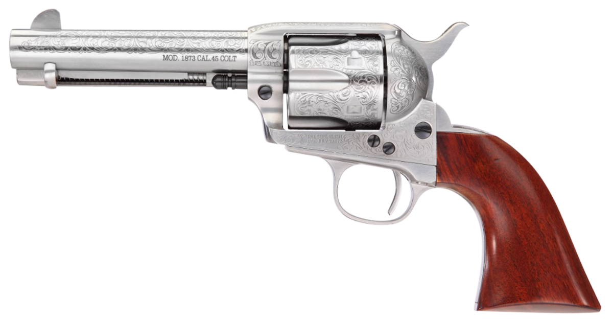 Taylors & Company 1873 Cattleman Engraved 4.75" .45 LC Revolver
