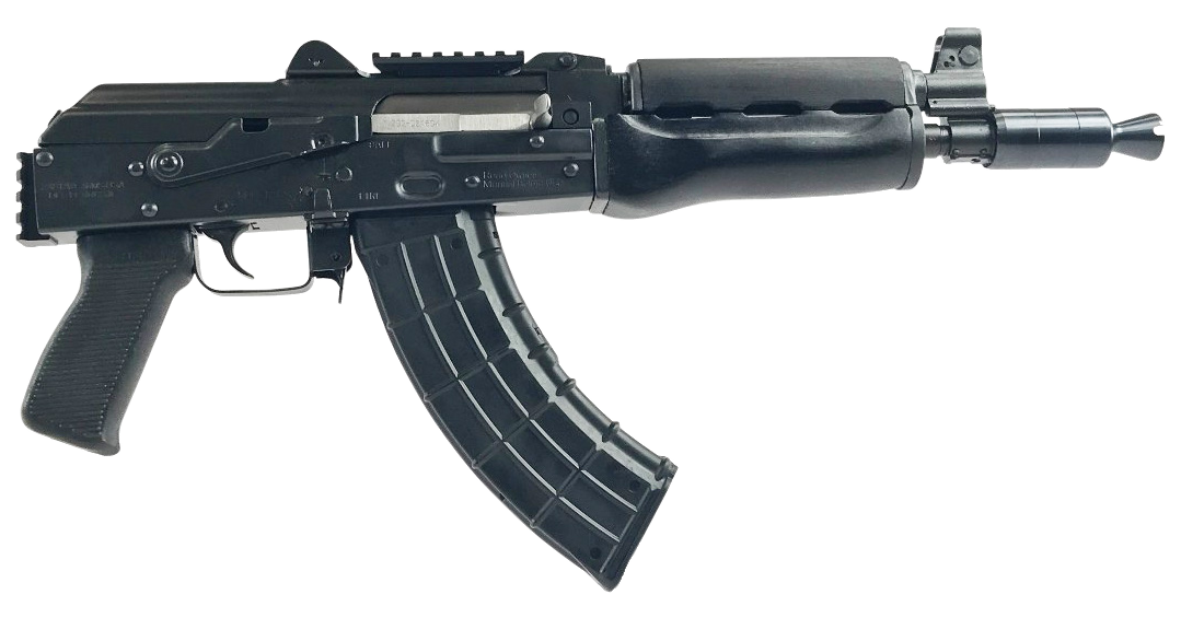 Zastava ZPAP92 7.62x39 AK-47 Pistol 10.5" 30rd Wood w/ Pic Rail ZP92762PAM