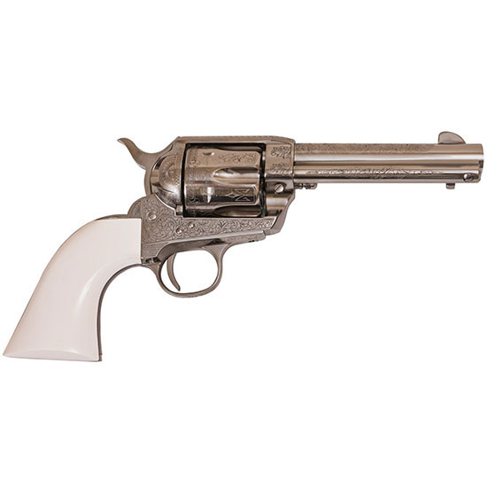 Cimarron Firearms Copietta Frontier 45Lc 4.75 Nkl Laser Engrave