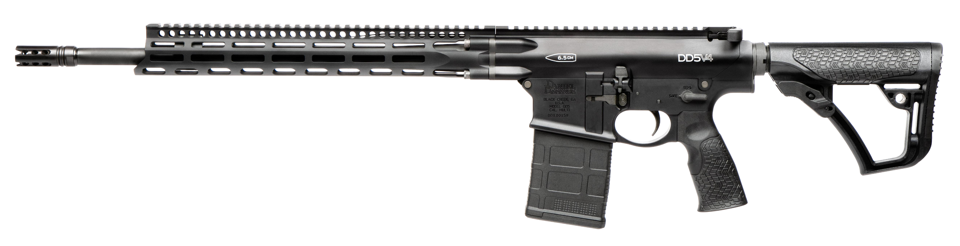 Daniel Defense DD5 V4 6.5 Crd Semi-Auto AR-10 Rifle - 02-158-22207-047
