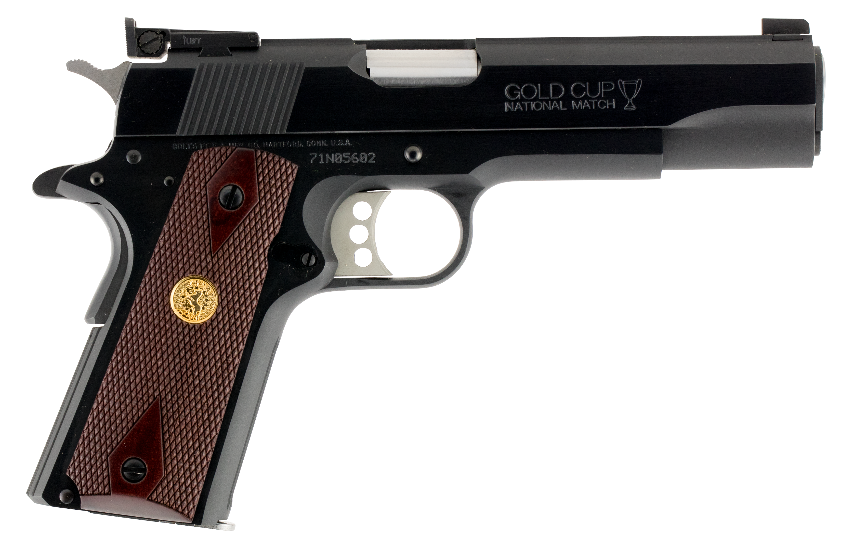 Colt Gold Cup National Match 9mm 9+1 Rd Semi Auto Hammer Fired Pistol