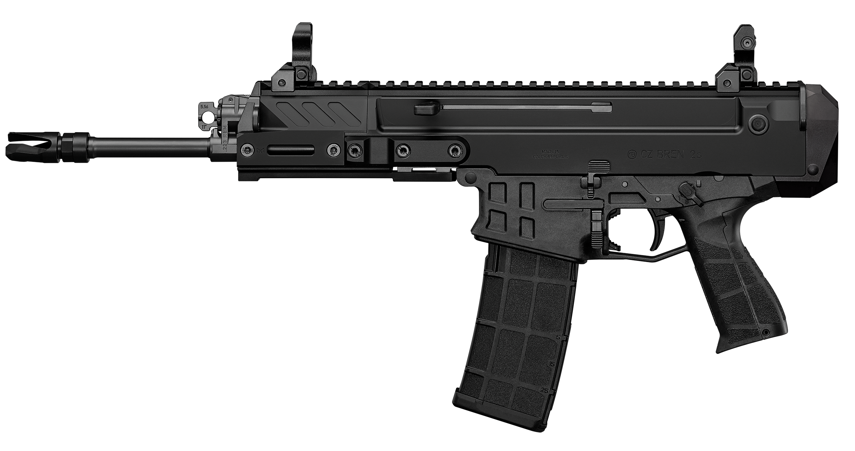 CZ-USA CZ Bren 2 Ms 5.56x45 8" .223 Rem/5.56 AR Pistol Blk - 91450