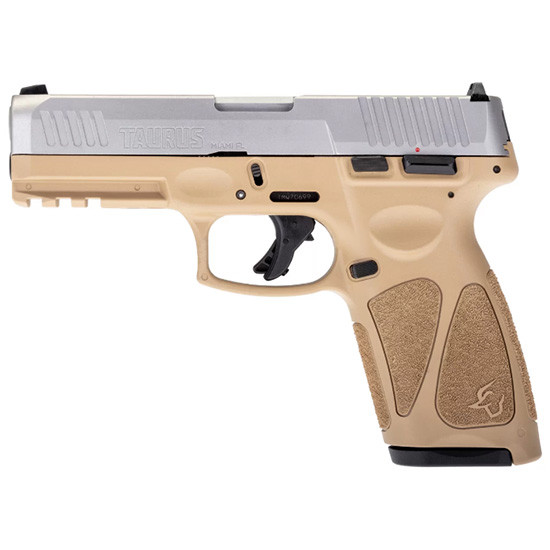 Taurus G3 Full Size 9mm Pistol 4" 15 Rd Tan/SS - 1-G3B949T-15