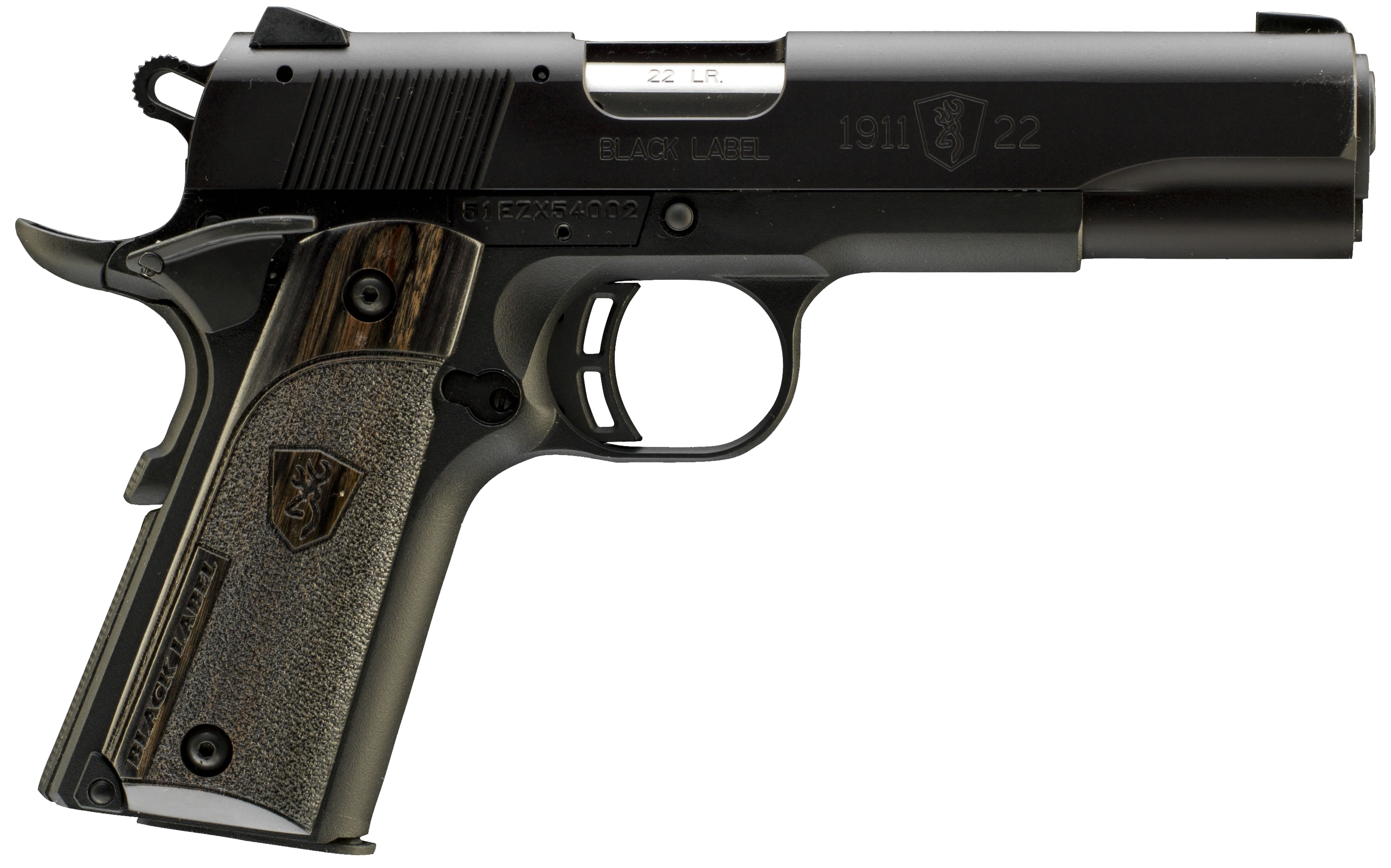 Browning 1911-22 Label Full Size 22 LR 10 rd Pistol Laminated - 051814490