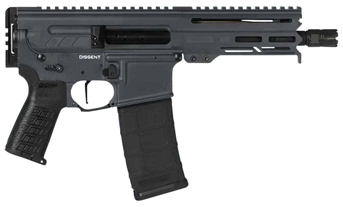 CMMG Dissent MK4 .300 AAC Blackout 6.50" 30rds Tungsten Gray Cerakote
