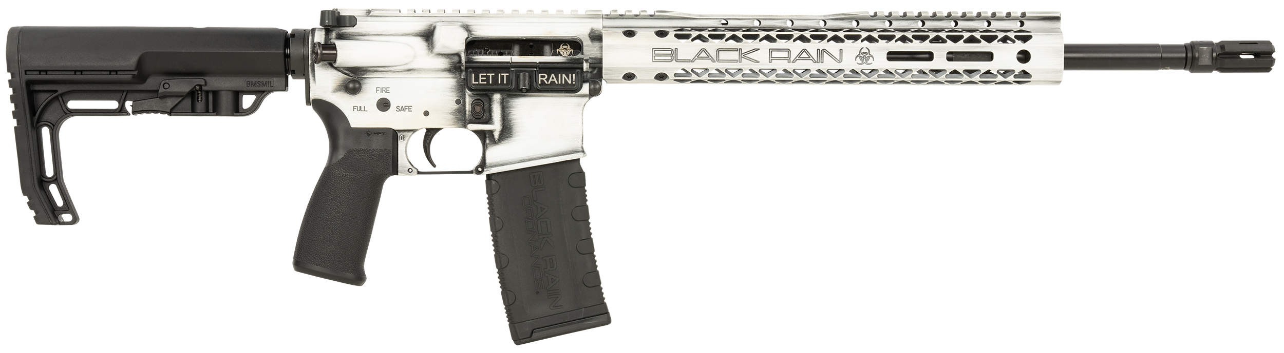 Black Rain Spec15 Bro Fusion-wb 5.56 Spec Fusion Bw White