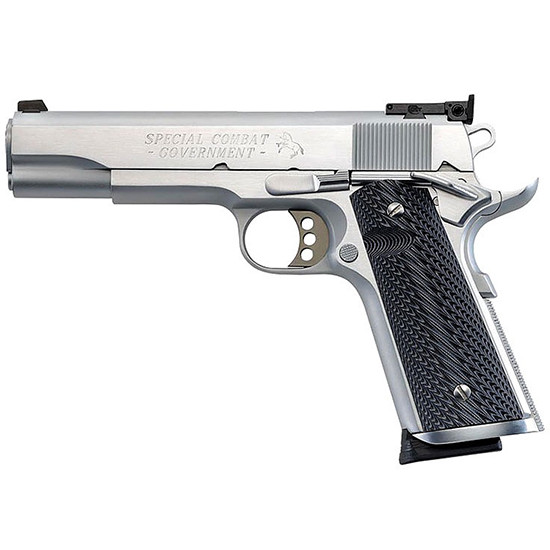 Colt 1911 Comp Series 70 Gov 45 ACP 8+1 Rd Pistol Brushed Stainless