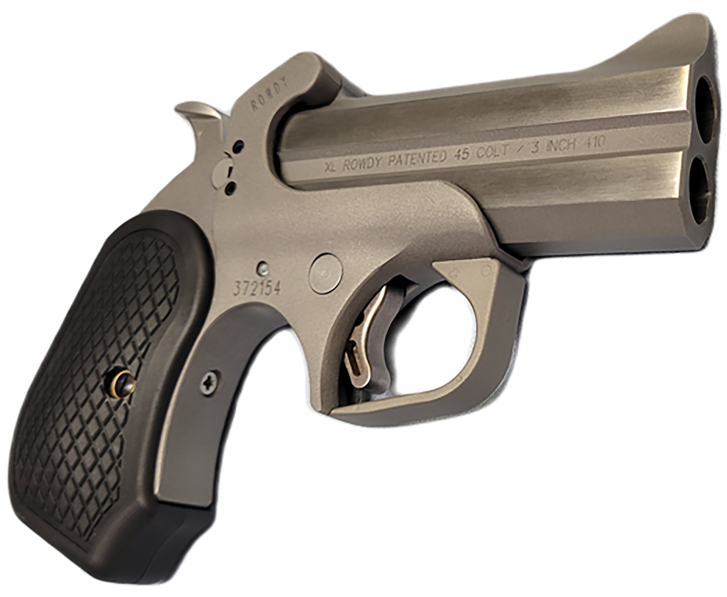 Bond Arms Rowdy XL .410 ga Derringer Handguns 3.5" Barrel Silver
