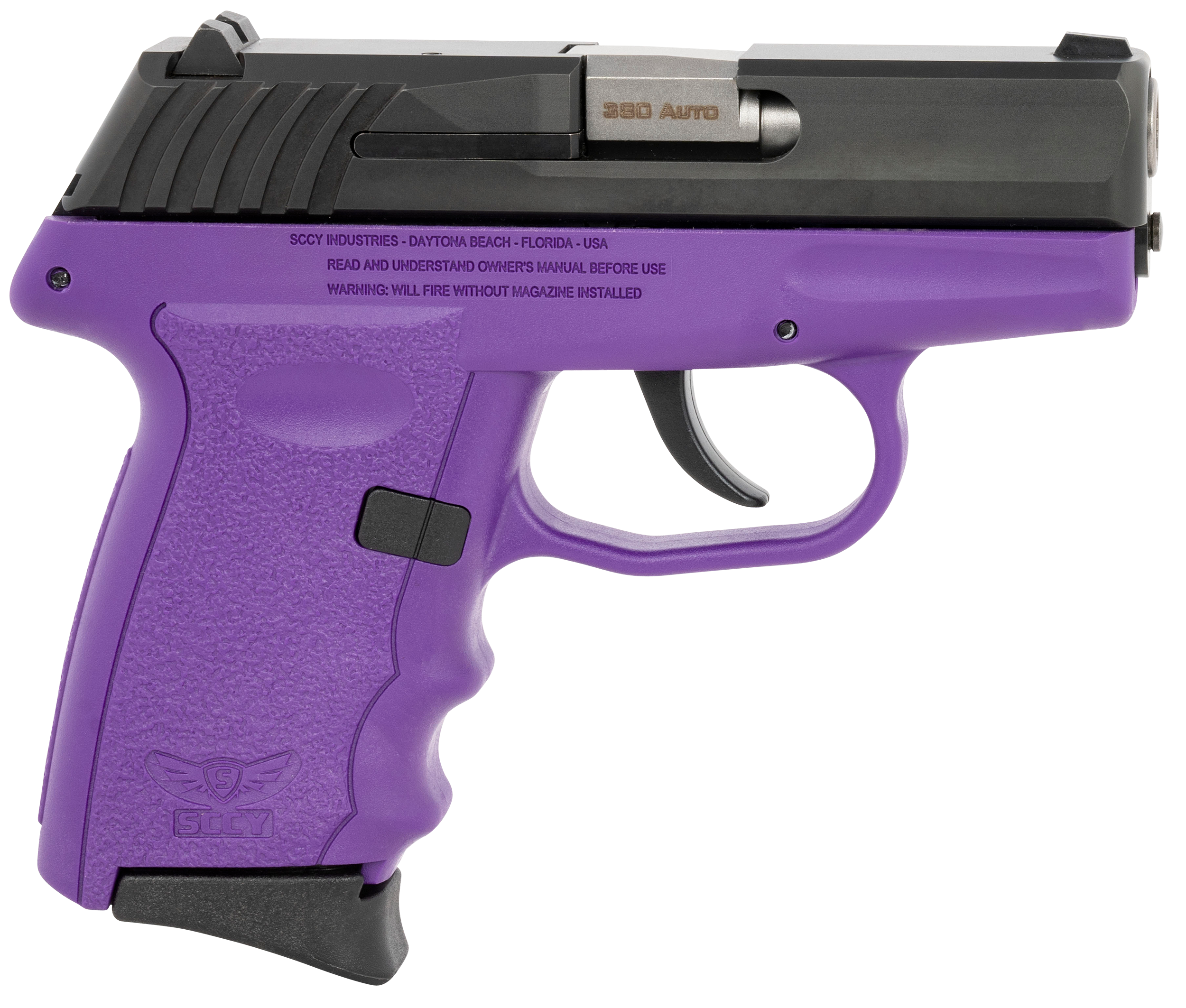 Sccy Industries Cpx-3 Sccy Cpx-3cbpu 380 3.1 10r Ns Blk/prpl