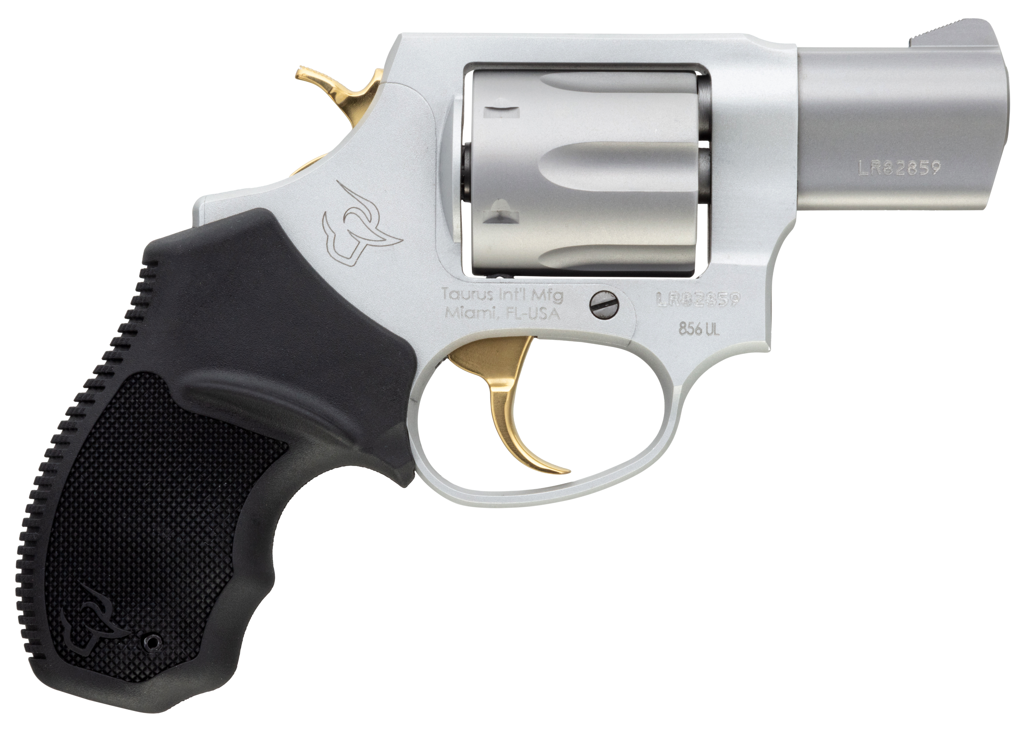 Taurus 856 Ultra-Lite Small .38 Spl Revolver w/ Gold Accents Matte Natural