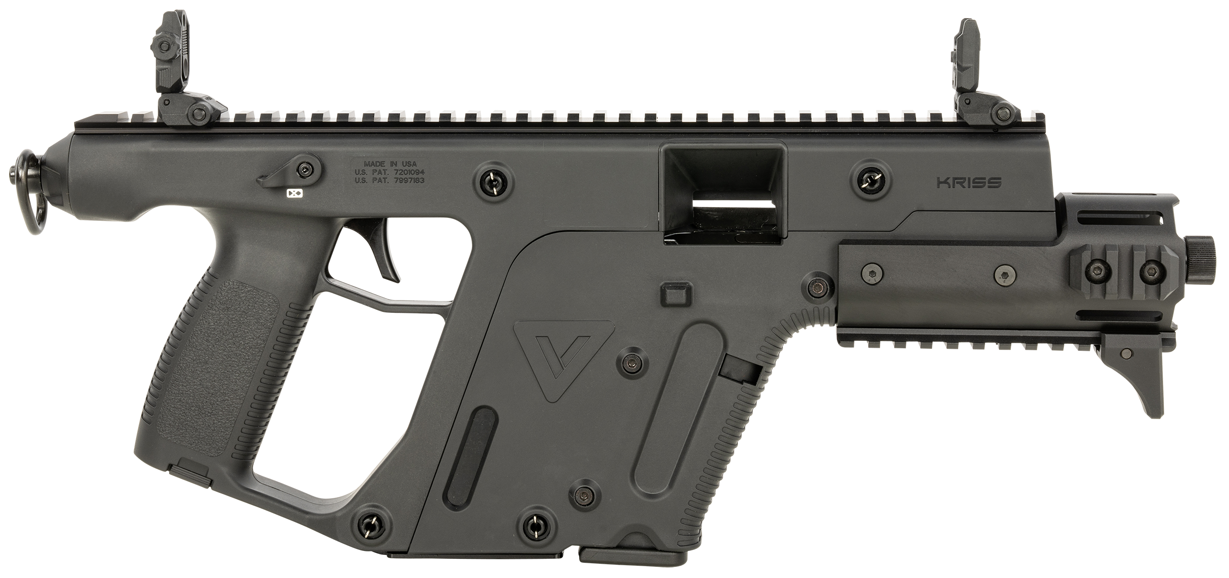 Kriss SDP-E .45 ACP Semi-Auto Tactical Pistol 6.5" Barrel Black - KV45PBL30