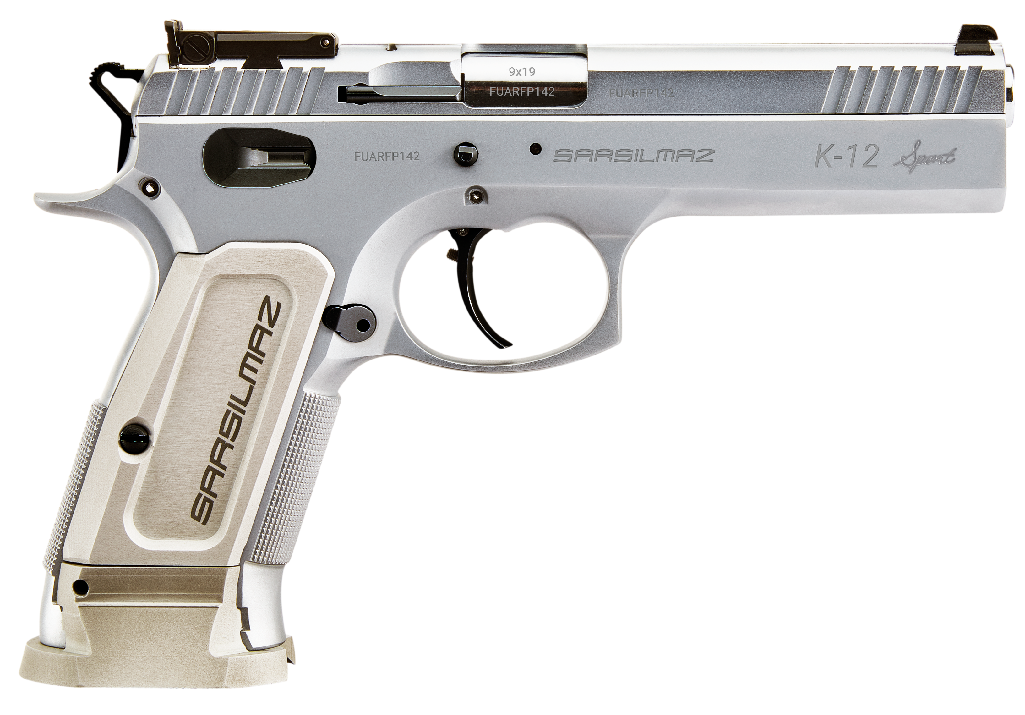 SAR USA K-12 Sport 9mm Pistol Stainless Steel - K12STSP