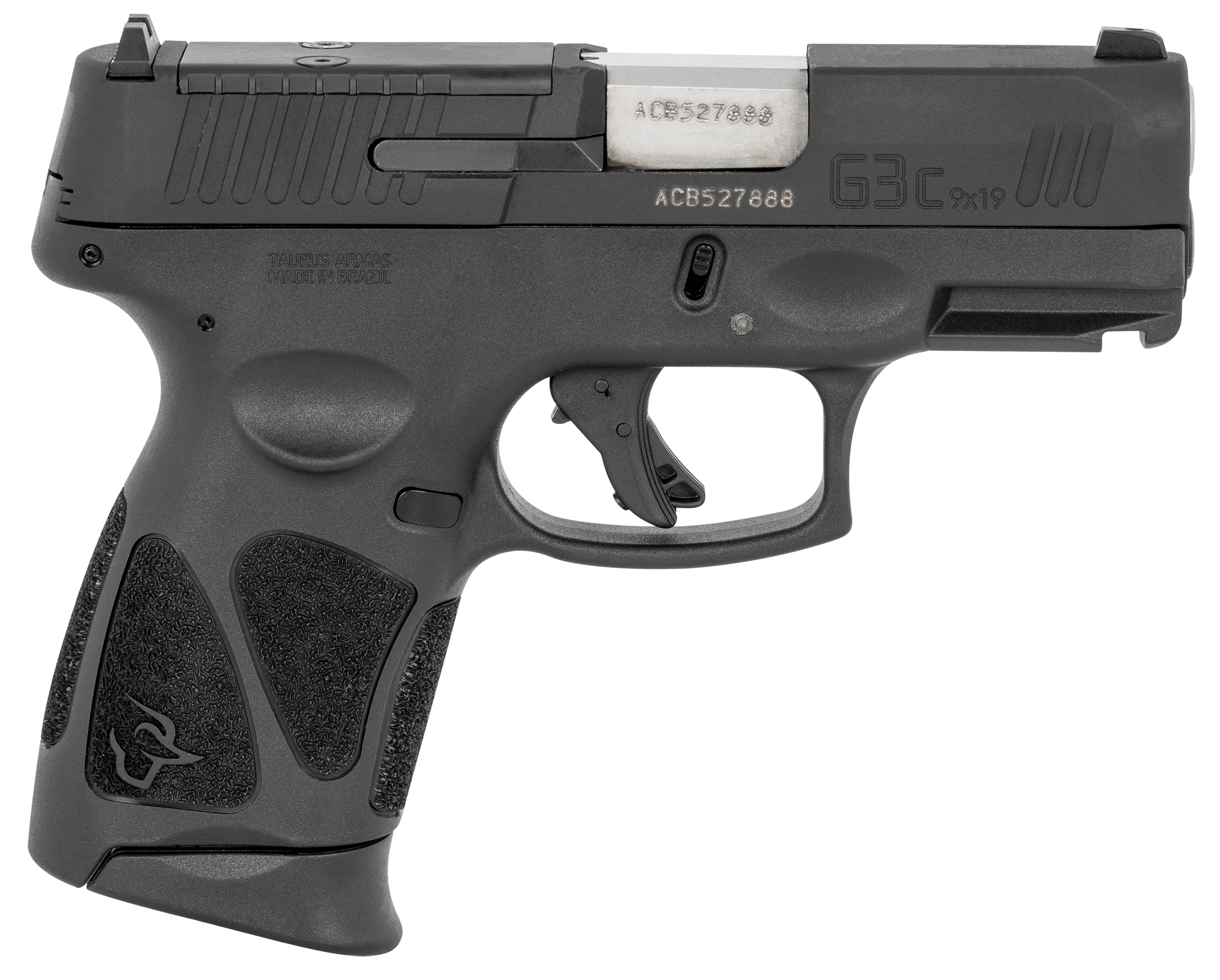 Taurus G3C TORO Compact 9mm Pistol 12 Rd Blk - 1-G3CP931