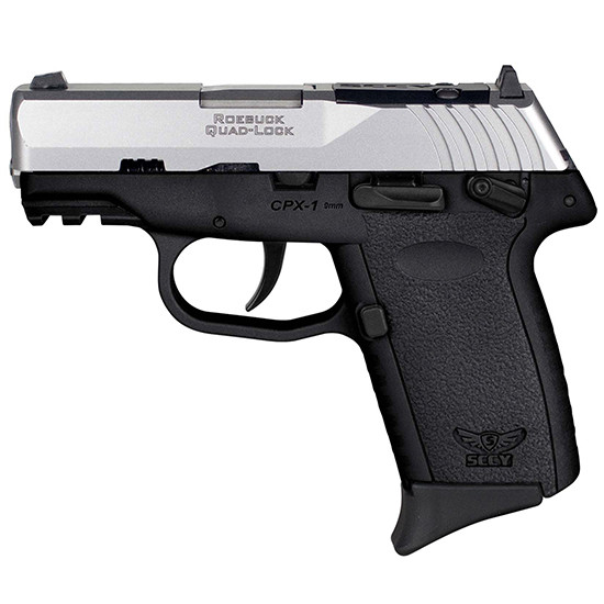 SCCY CPX-1 Gen 3 9mm Pistol 3.1" 10rd Black/SS - SCCYCPX1TTBKRDRG3