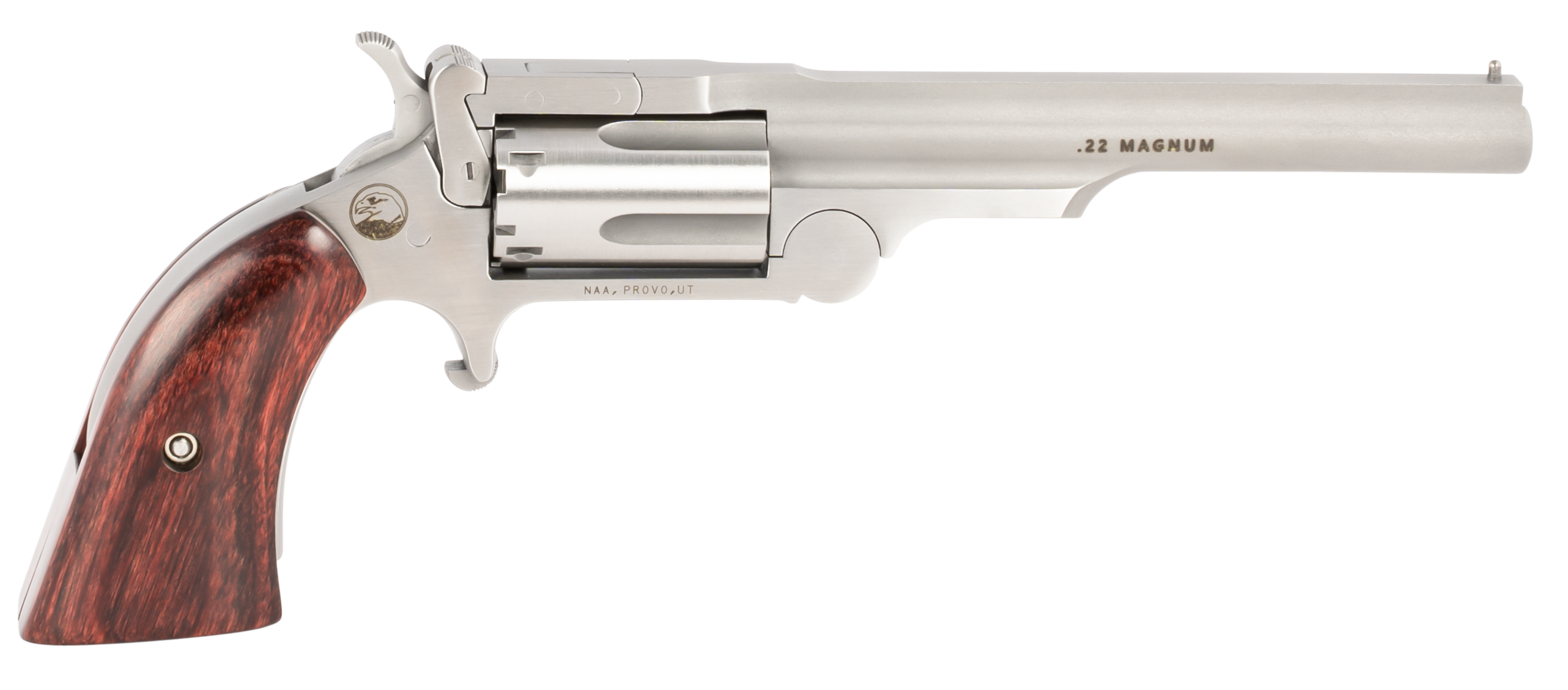 North American Arms Ranger II .22LR Revolver 4" 5rds Stainless - 22MCR4