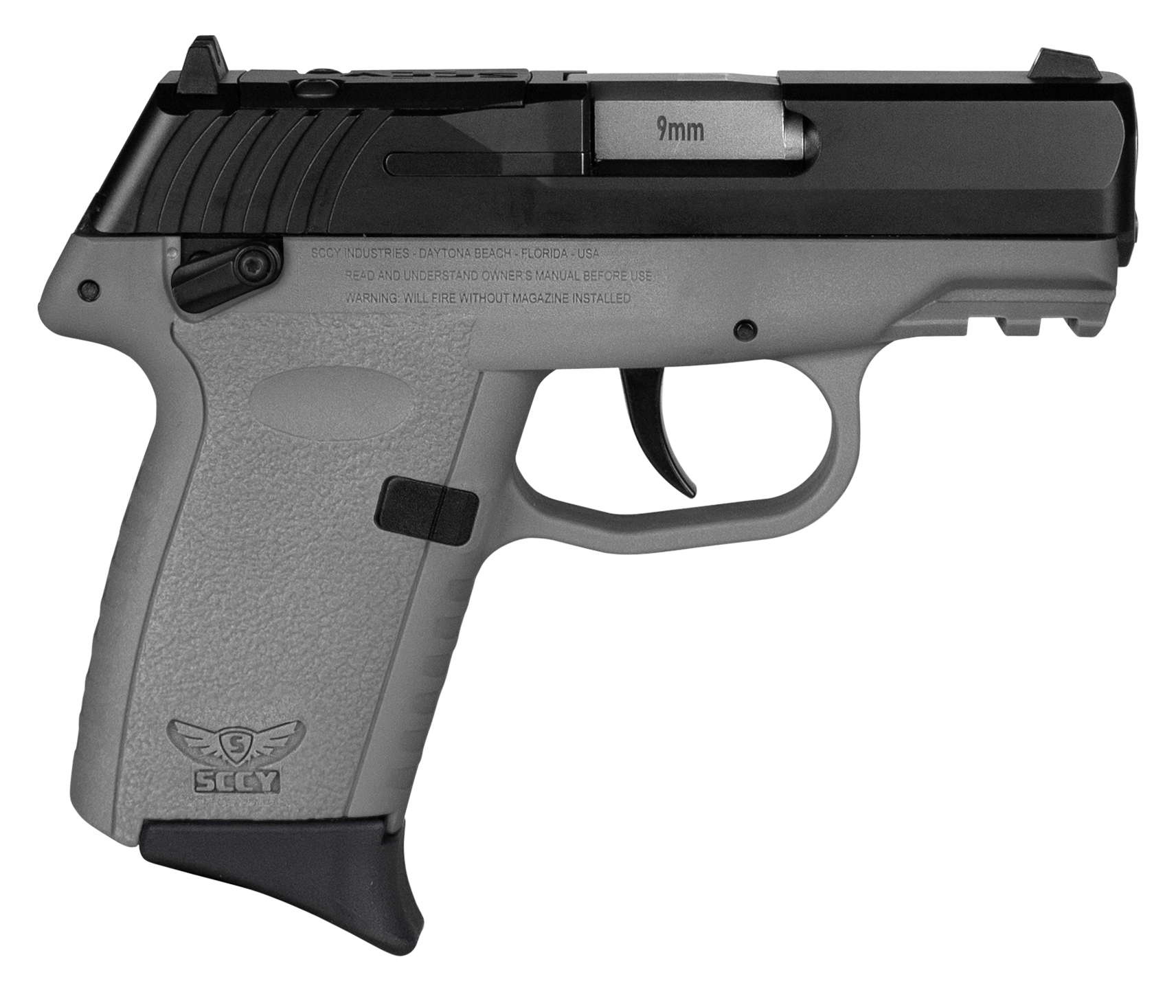 SCCY CPX-1 Gen 3 9mm 3.1" 10rd Black/Grey - CPX-1CBSGRDRG3
