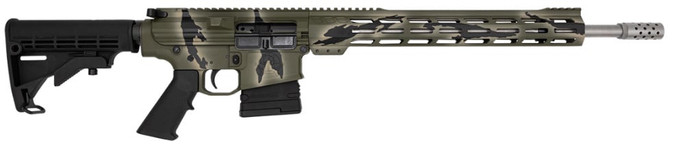 Great Lakes Firearms Ar-10 308Win 18 Pursuit Grn Camo/Ss 10Rd