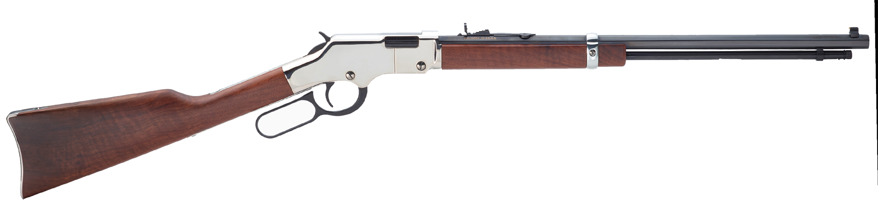 Henry Golden Boy Silver .17 HMR Lever Action Brown - H004SV