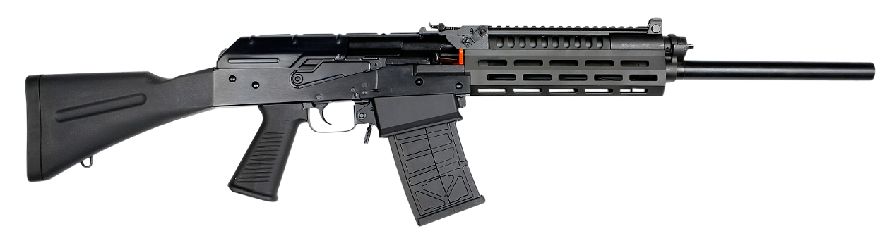 JTS AK-T1 18" 12ga Shotgun 3" Semi-Auto Black - M12AK-T1