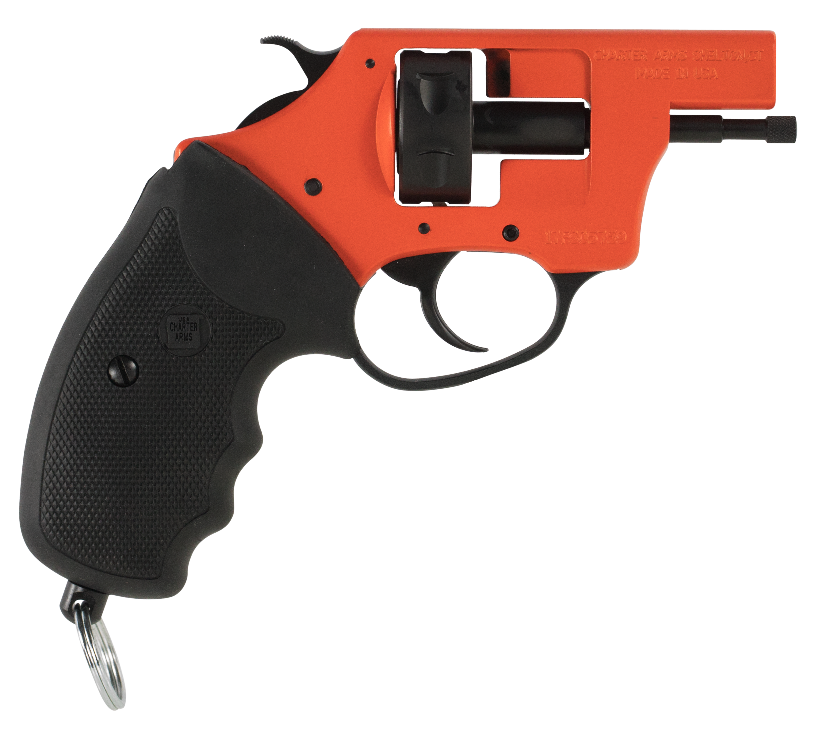 Charter Arms Pro 209 Starter Pistol 209 Primers 6 rd Black/Orange - 82090