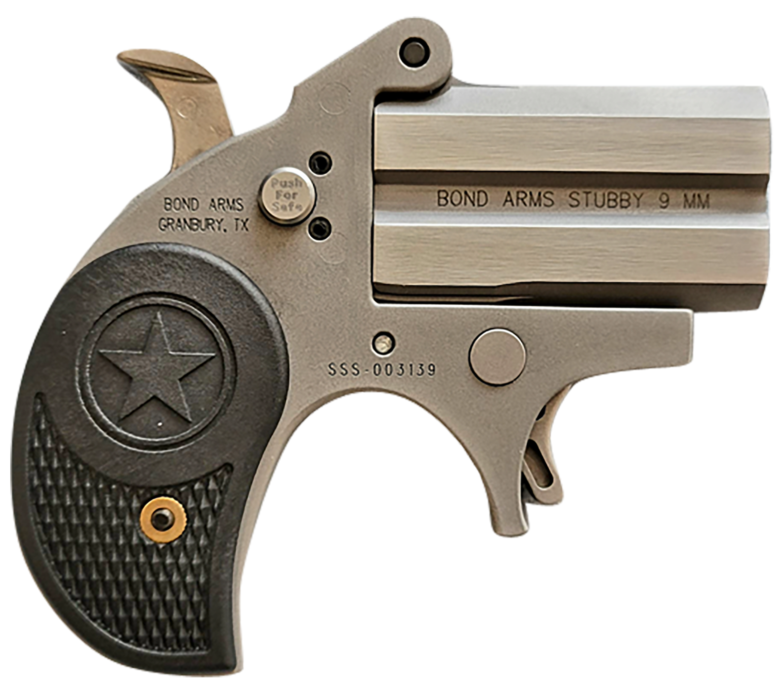 Bond Arms Stubby .380 ACP Derringer Handguns 2.2" Barrel Silver