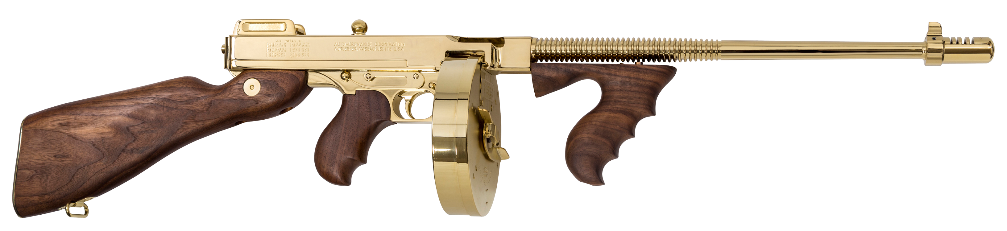 Auto Ordnance 1927A-1 Deluxe .45 ACP Semi-Auto Carbine Brown - T150DTG