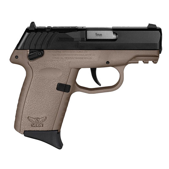 SCCY CPX-1 9mm Pistol 3.1" 10rd Black/FDE- CPX1CBDERDRG3