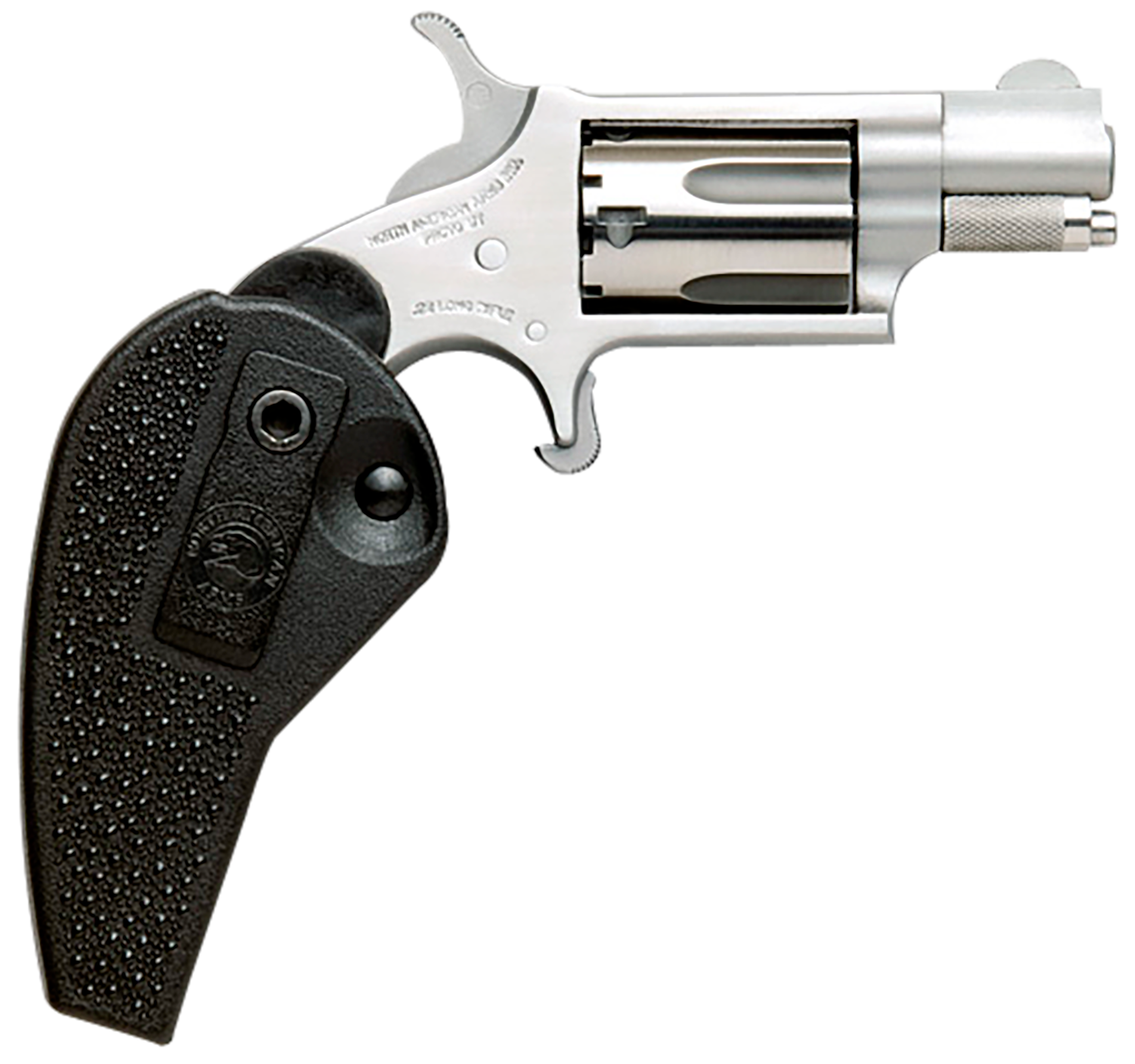 North American Arms 1 1/8" 22 Magnum Revolver W/ Holster Grip - HGMS
