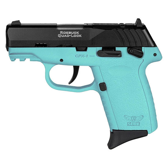 Sccy Industries Cpx-1 Sccy Cpx-1cbsbrdrg3 9mm 3.1 10r Sf Blk/sblu