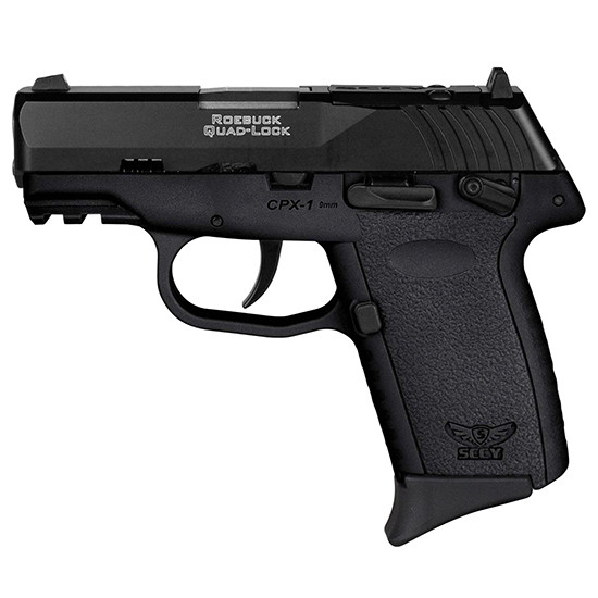 SCCY CPX-1 Gen3 9mm Pistol 3.1" 10rd Black - SCCYCPX1CBBKRDRG3