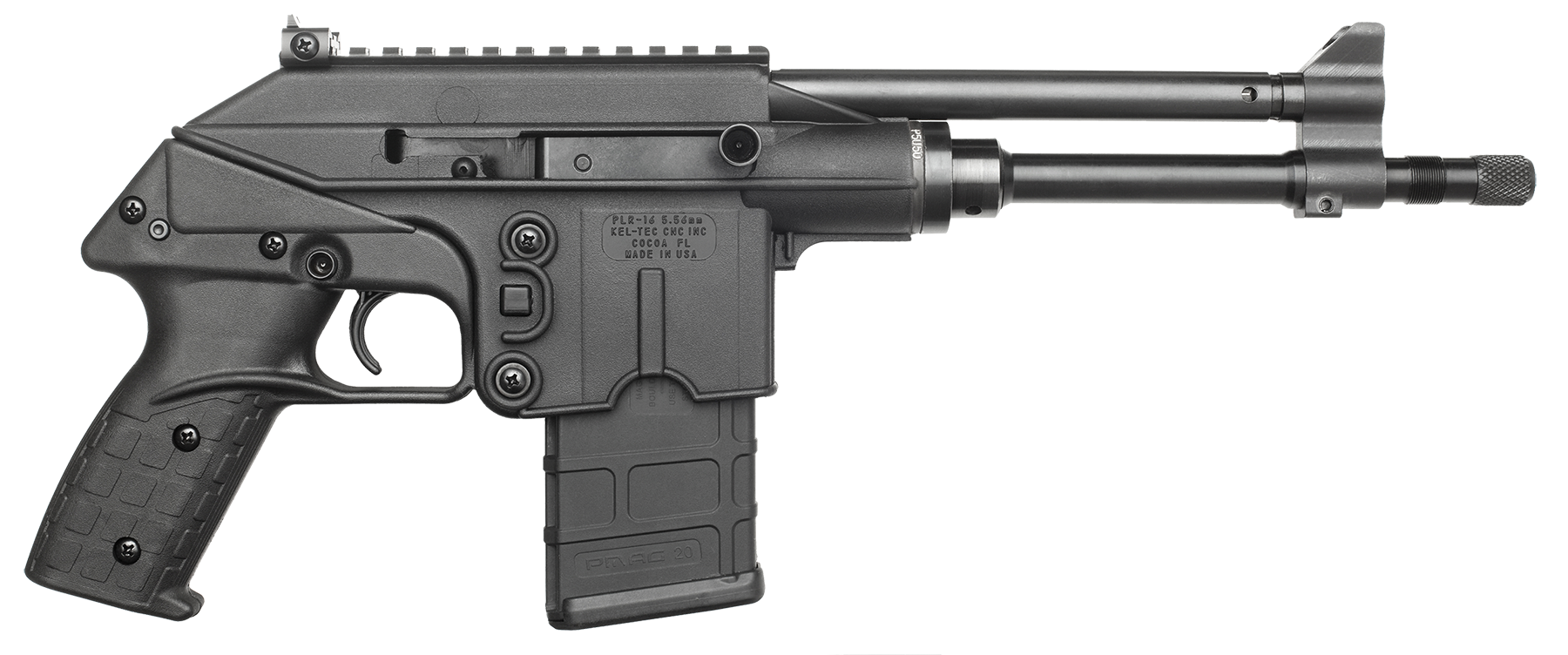 Kel-tec 223 Rem/5.56 NATO 10 rd Semi Auto Gas Operated Pistol - PLR-16