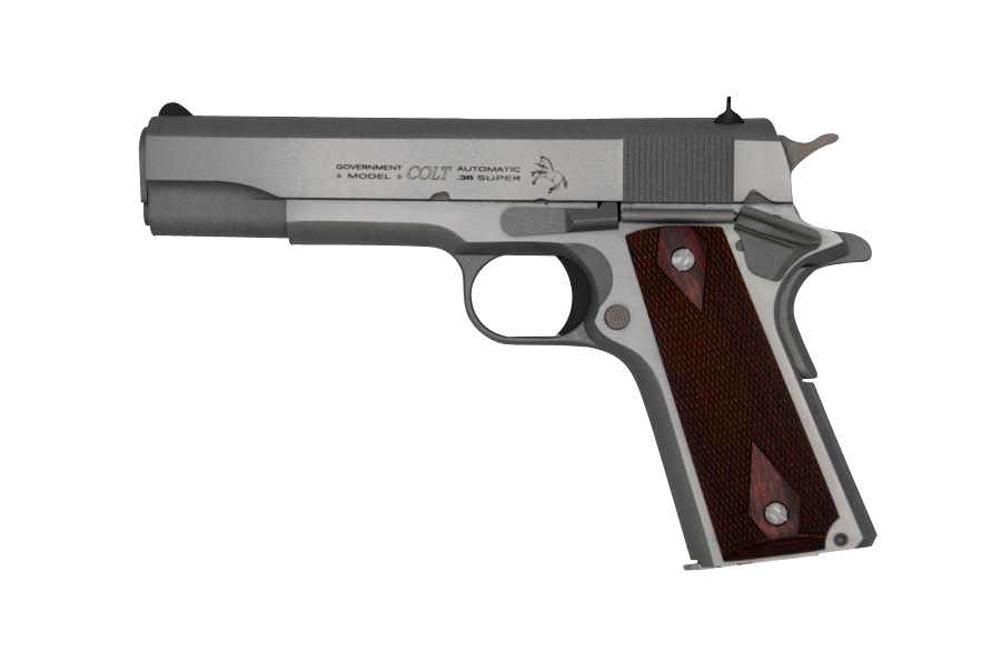 Colt 1911 Government .38 Super Pistol Stainless - O1911CSS38