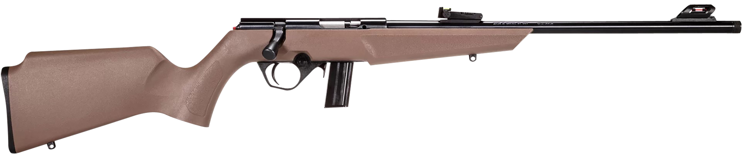 Rossi RB22 Compact 22lr 16.5" 10rd Black / FDE - RB22L1611FDE