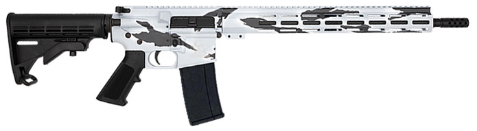 Great Lakes Firearms Ar-15 223Wyl 16 Pursuit Snow Camo 30Rd