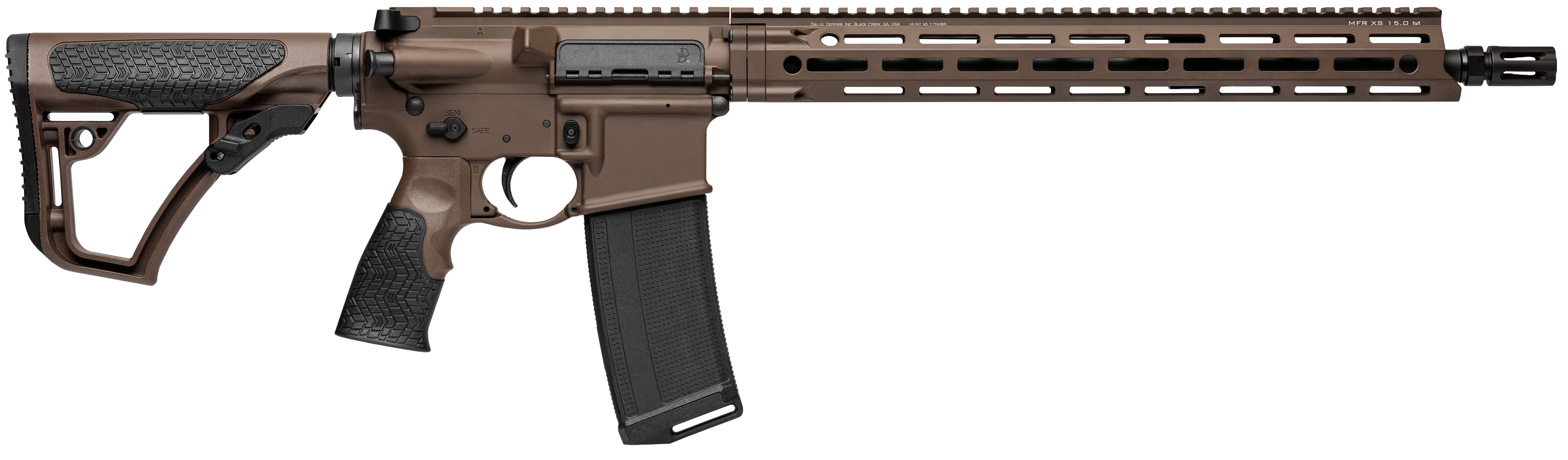Daniel Defense DDM4 V7 5.56 Semi-Auto Rifle Brown - 02-128-02338-047