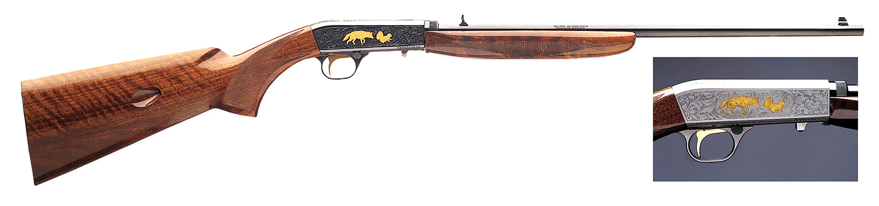 Browning Semi-Auto 22 Grade VI Grayed .22lr Rifle Gloss - 021003102