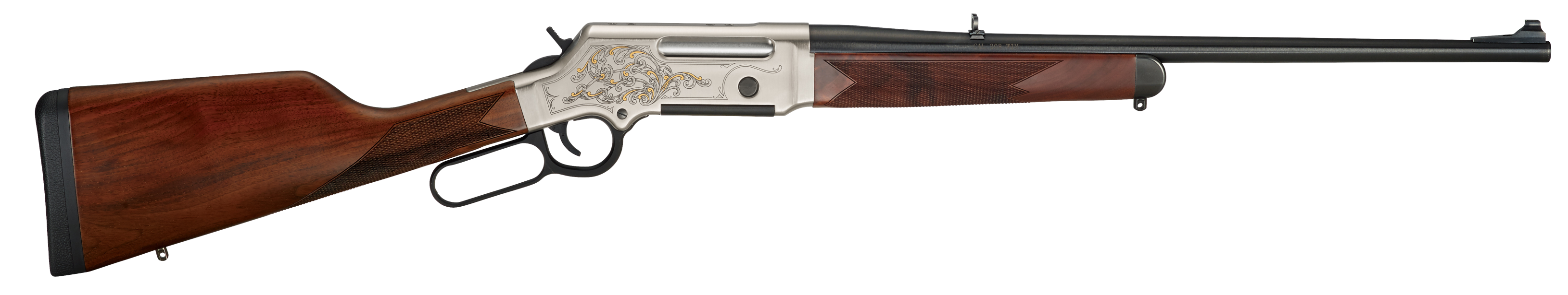 Henry The Long Ranger Deluxe Engraved .223 Rem/5.56 Lever Action Brown
