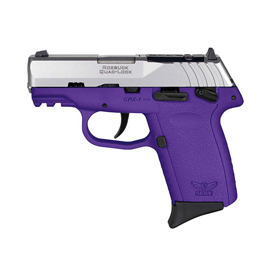SCCY CPX-1 9mm Pistol 3.1" 10rd SS/Purple - CPX1TTPURDRG3