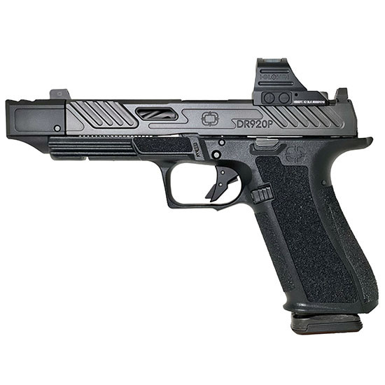 Shadow Systems DR920P 9mm Pistol 4.8" Barrel Front Night Sights Black
