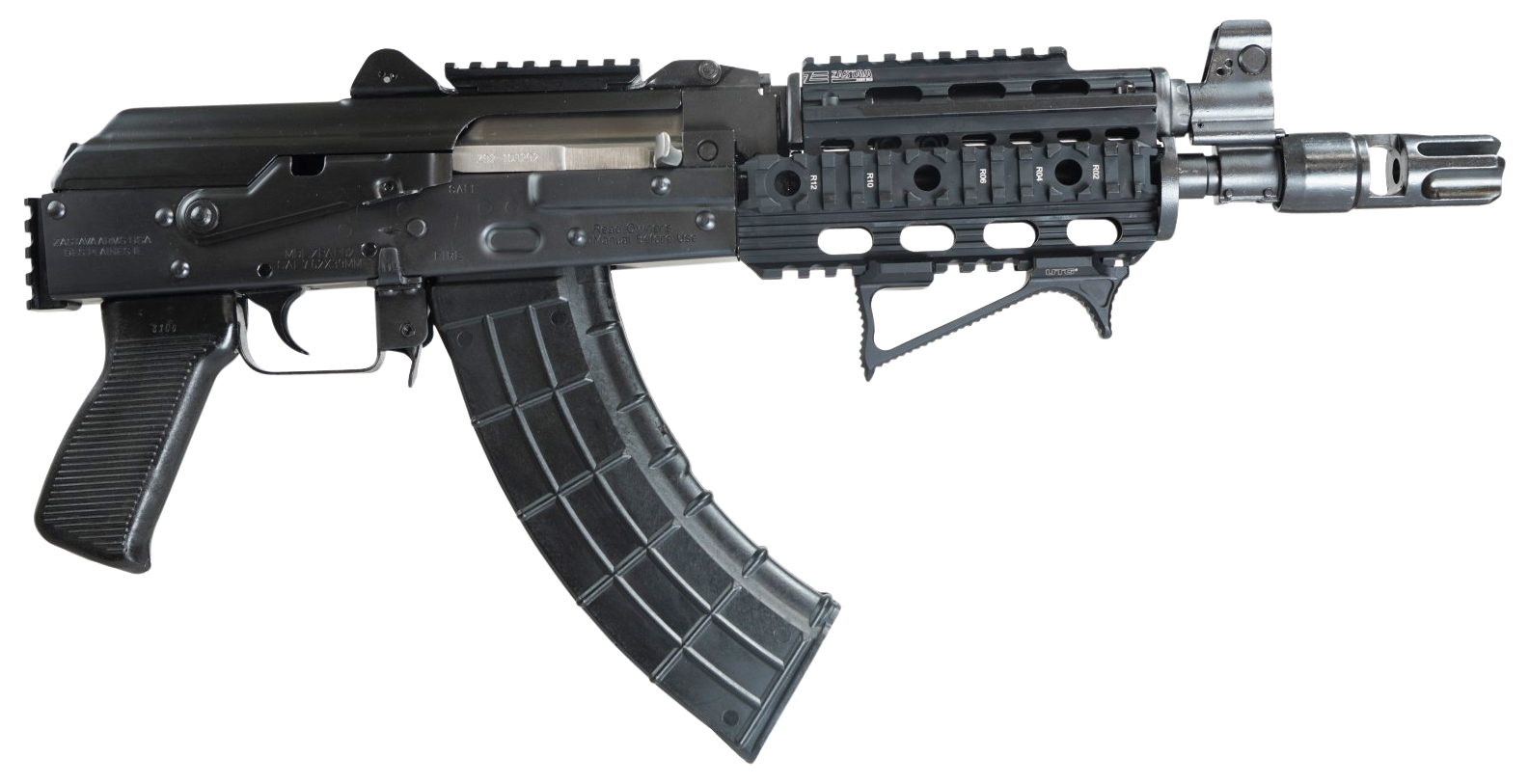 Zastava ZPAP92 7.62x39mm 10" 30rd Black - ZP92762PATM
