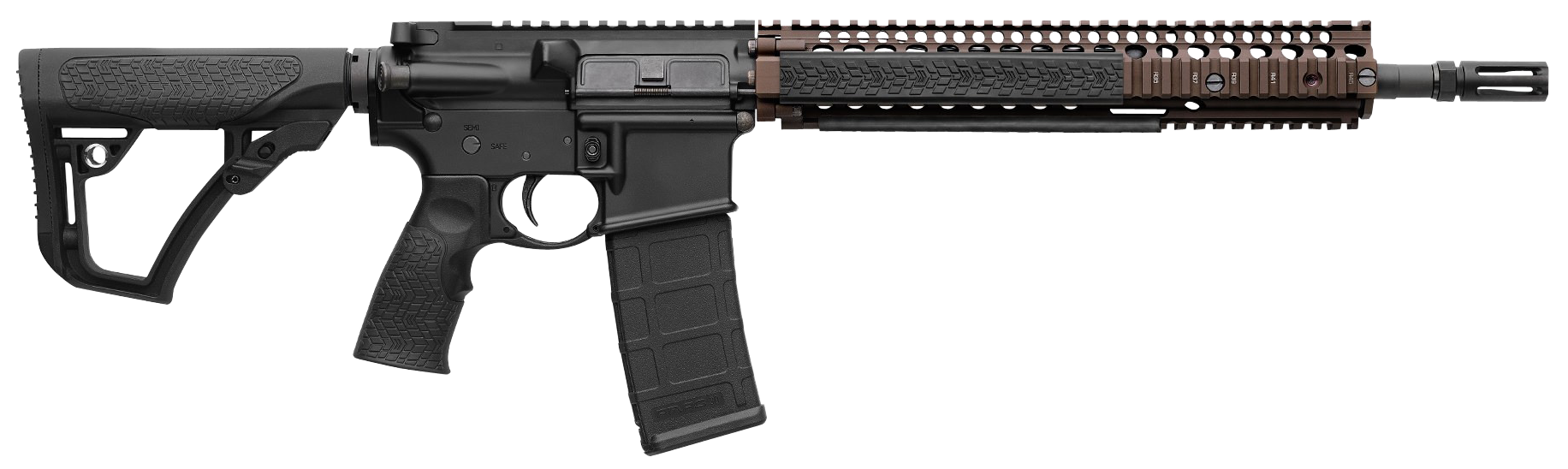 Daniel Defense DDM4A1 5.56x45mm 14.5" Rifle FDE/Black - 02-088-06027-011