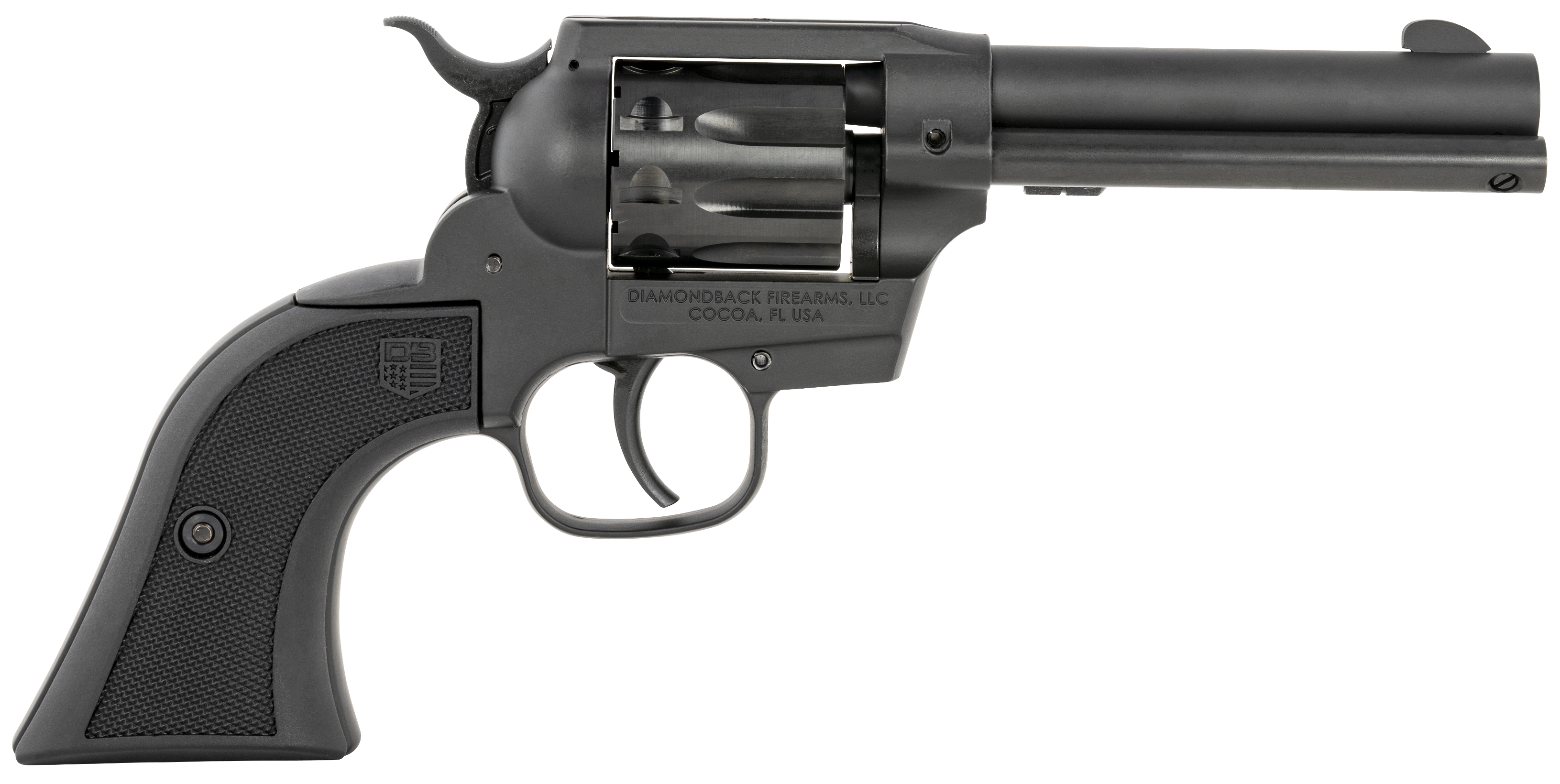 Diamondback Firearms Sidekick .22LR Revolver 4.50" 9rds Black Cerakote