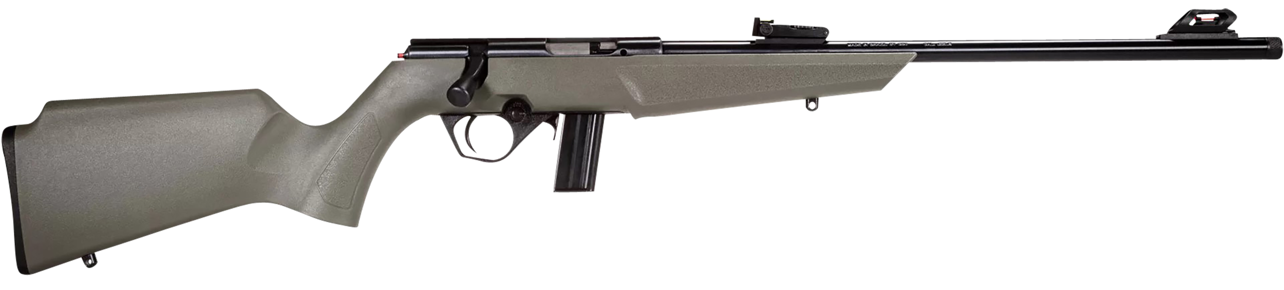 Rossi RB22 Compact 22lr 16.5" 10rd Rifle Black / OD Green - RB22L1611OD