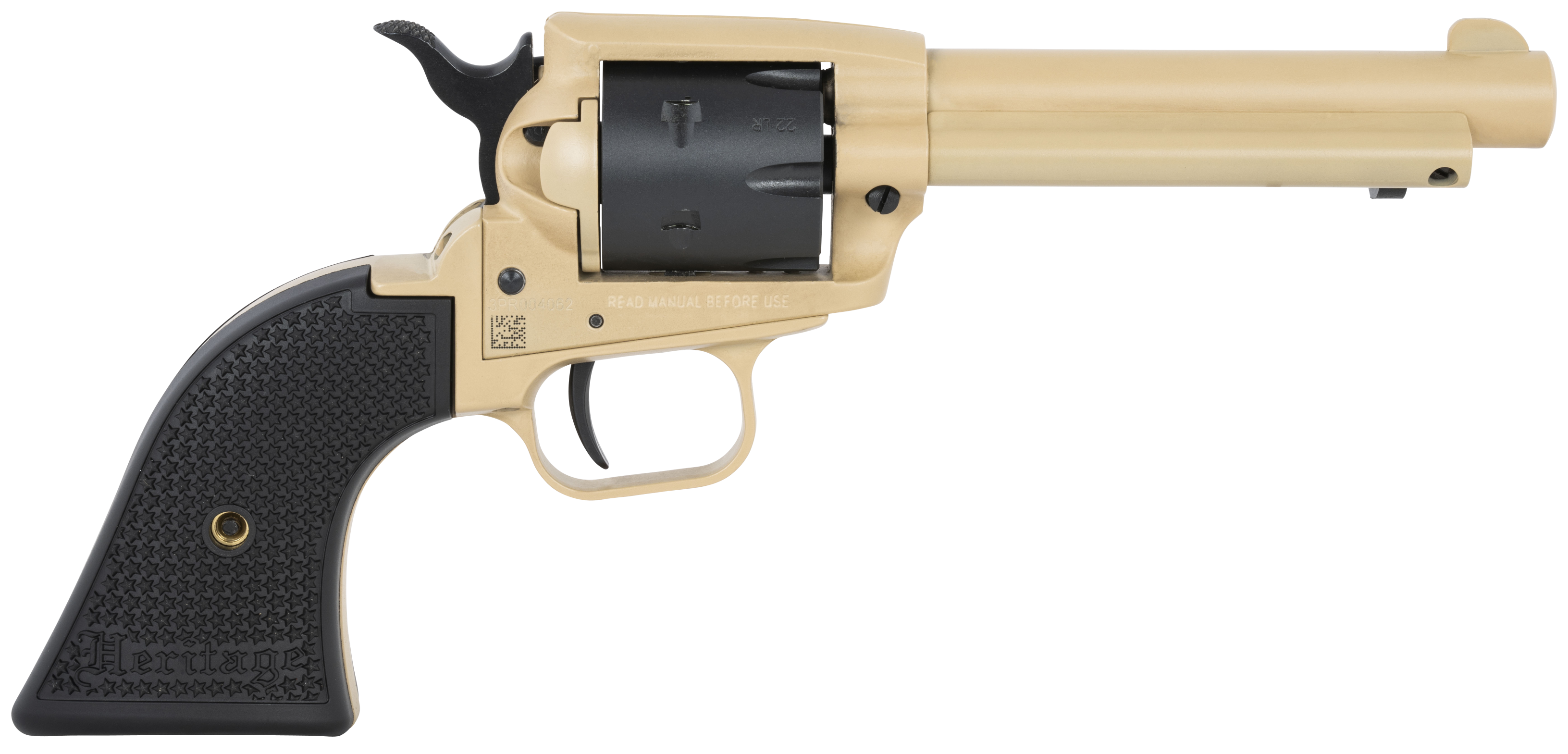 Heritage Mfg Rough Rider .22LR Revolver 4.75" 6rds Sabre Sand Cerakote