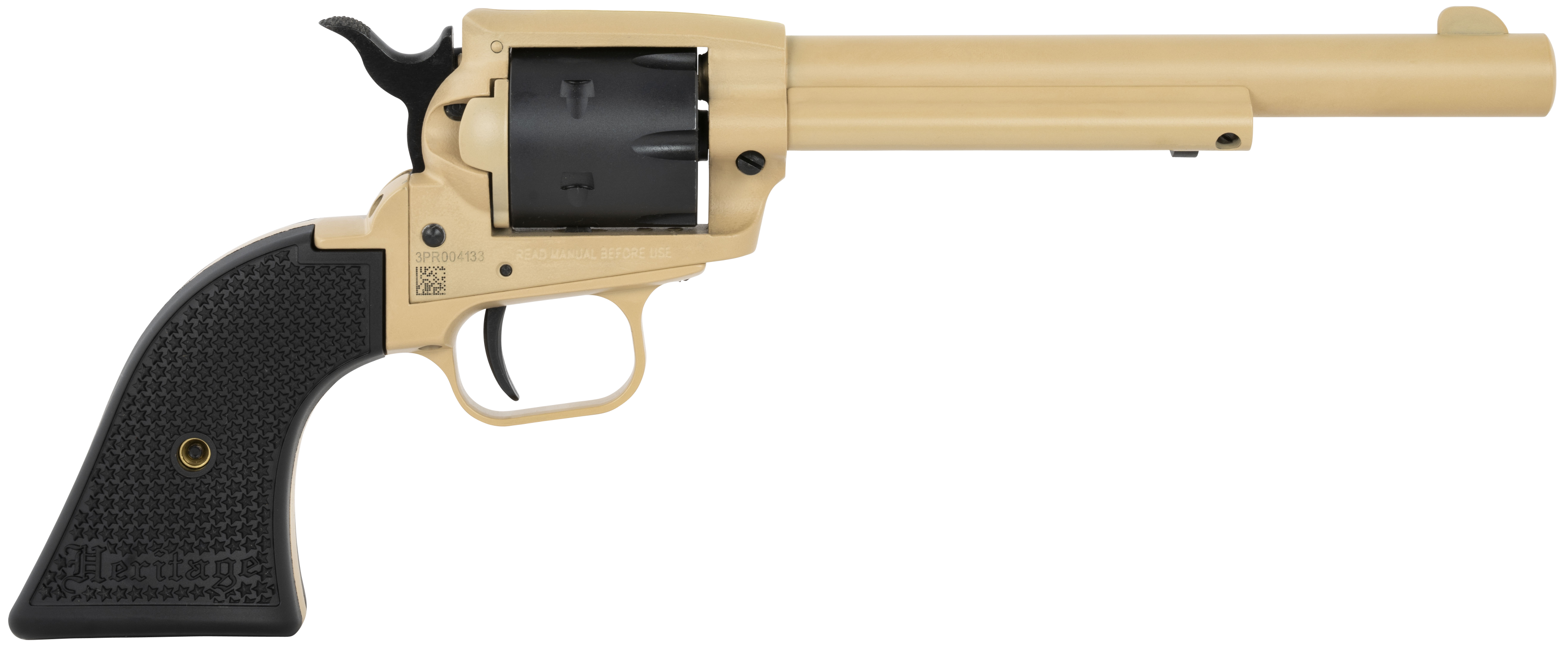 Heritage Mfg Rough Rider .22LR Revolver 6.50" 6rds Sabre Sand Cerakote